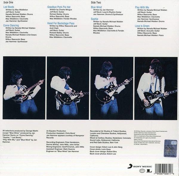 Jeff Beck - Wired (Limited Blueberry Vinyl)