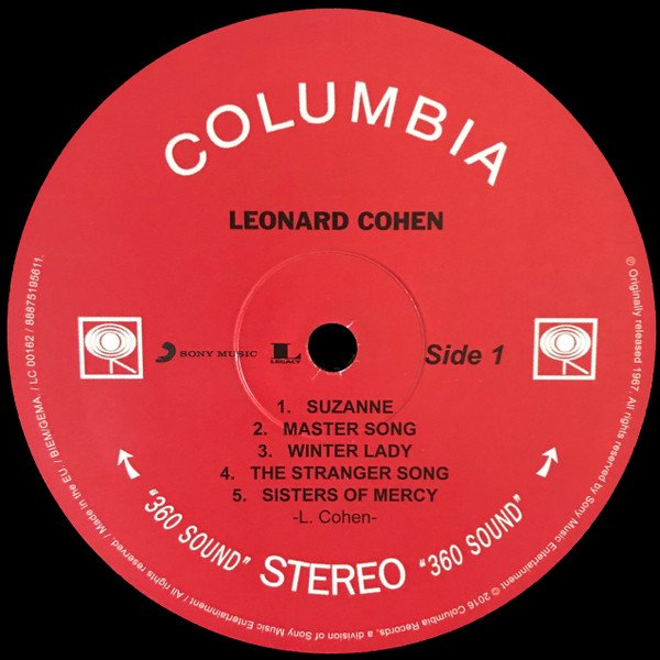 Leonard Cohen - Songs Of Leonard Cohen