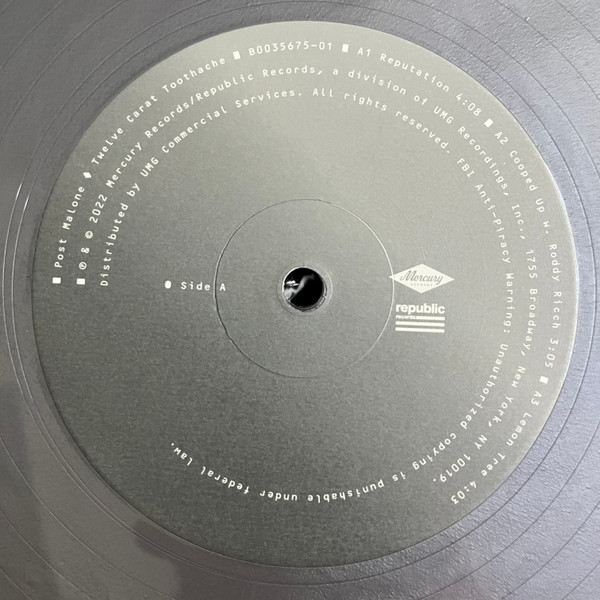 Post Malone - Twelve Carat Toothache (Limited Silver Edition)