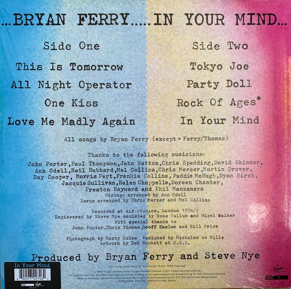 Bryan Ferry - In Your Mind
