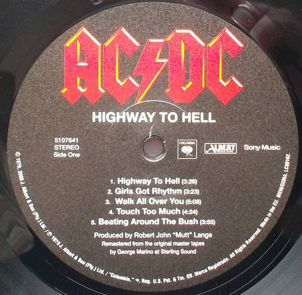 AC/DC ‎- Highway To Hell