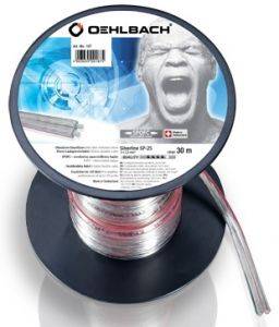 Кабель акустический OEHLBACH 187 Silverline (2x2.50 мм./прозрачный) 30м.