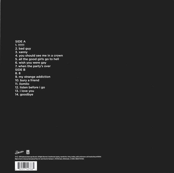 Billie Eilish ‎- When We All Fall Asleep, Where Do We Go?