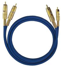 Кабель аналоговый OEHLBACH 2032 2RCA-2RCA (1.0 м./голубой)