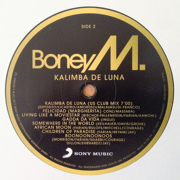 Boney M - Kalimba De Luna (16 Happy Songs)