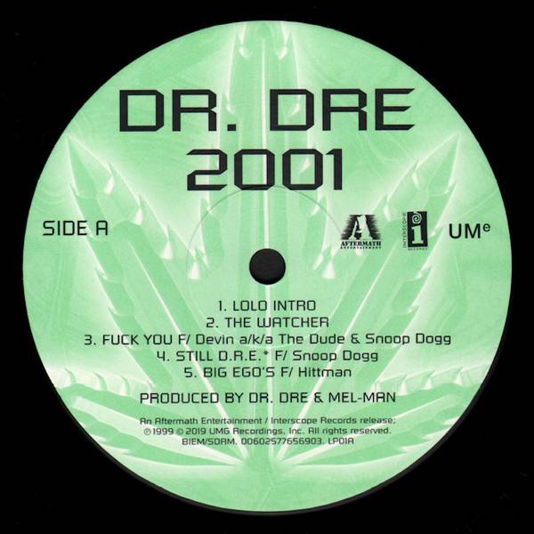 Dr. Dre ‎- 2001 (2 LP)