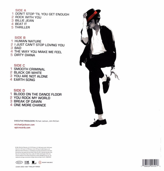 Michael Jackson - Number Ones (2 x LP, Compilation)