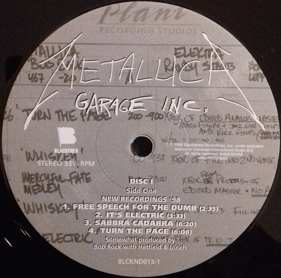Metallica - Garage Inc. (3 x LP, Compilation)