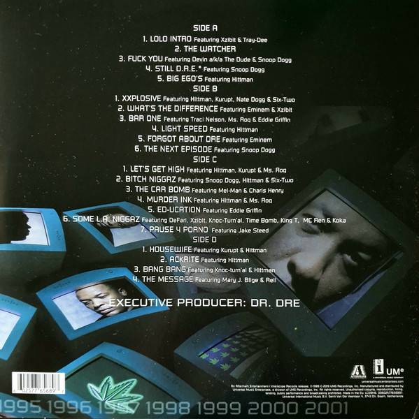 Dr. Dre ‎- 2001 (2 LP)