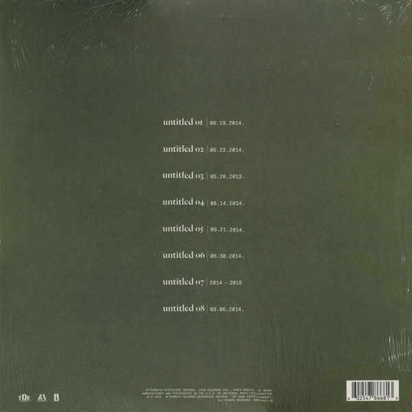 Kendrick Lamar - Untitled Unmastered.