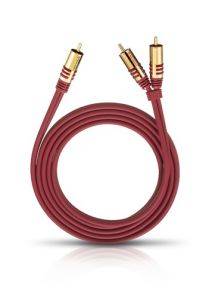 Сабвуферный кабель OEHLBACH 20565 Y RCA-2RCA (5.0 м./красный)
