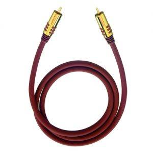 Сабвуферный кабель OEHLBACH 20538 RCA-RCA (8.0 м./бордо)