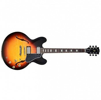 Gibson 2018 Memphis ES-335 FIGURED ANTIQUE SUNSET BURST
