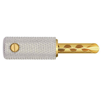 Wireworld Set of 8 Uni-Term Gold Bananas w/Sockets