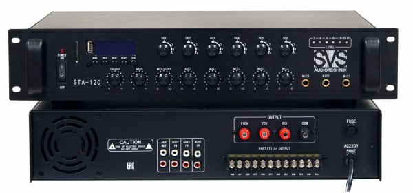 Микшер-усилитель SVS Audiotechnik STA-120