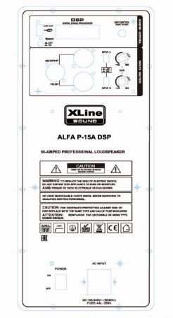 Активная акустика XLINE ALFA P-15A DSP