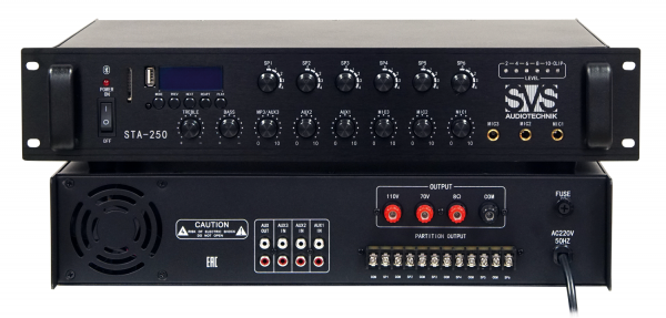 Микшер-усилитель SVS Audiotechnik STA-250
