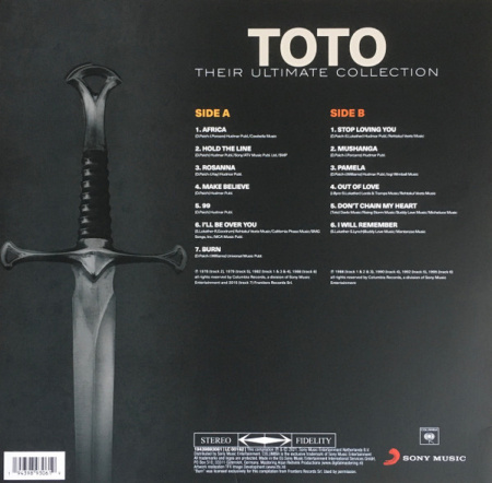 Toto - Their Ultimate Collection (Limited Edition, Red With Black Smoke)