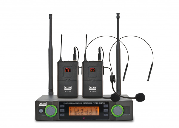 XLINE MD-272B Радиосистема c двумя поясными передатчиками и головными гарнитурами