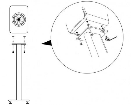 KEF S2 Floor Stand