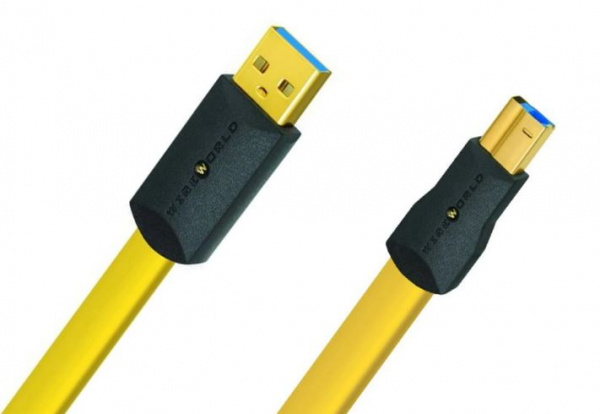 Wireworld Chroma 8 USB 3.0 A-B Flat Cable 1.0m