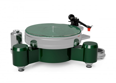 Acoustic Solid Wood Round Polished British Racing Green