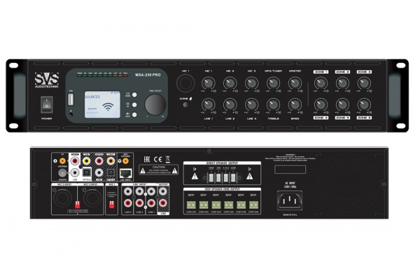 Микшер-усилитель SVS Audiotechnik MSA-250 PRO