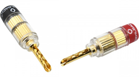 Oehlbach Banana Solution Tube 5, gold - 4 pc (3021)